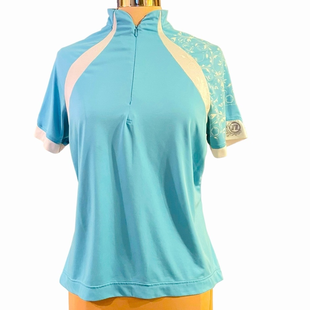 Novara | Classic Short Sleeve Cycling Jersey Blue & White Womens XL - Picture 11 of 11